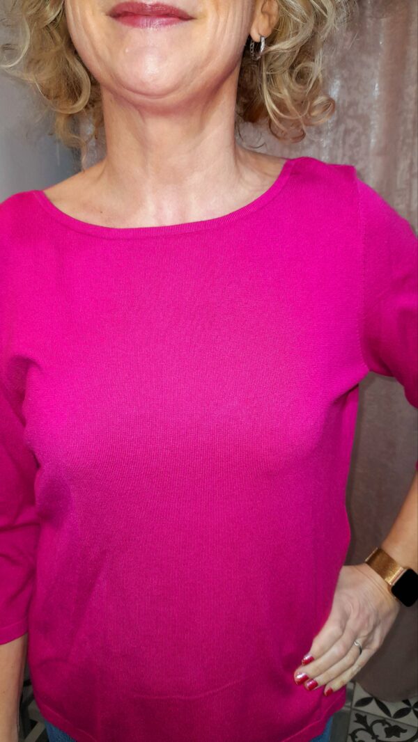 Pull fushia MADELEINE taille 42 – Image 3