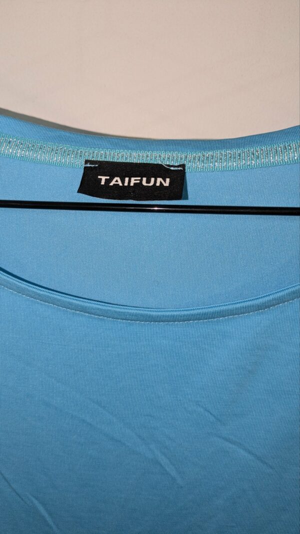 T-shirt neuf turquoise TAIFUN taille 42 – Image 6