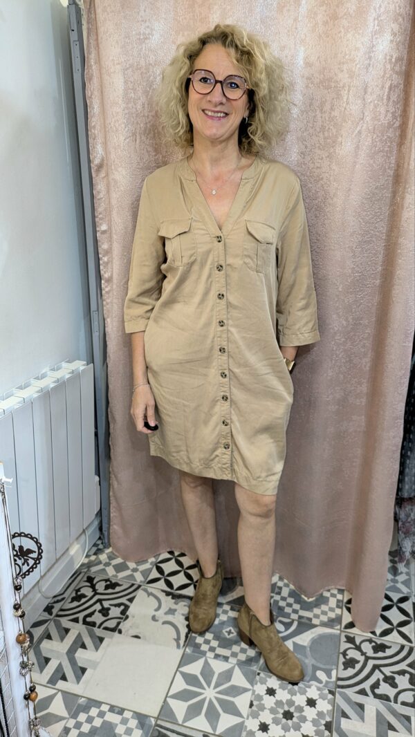 Robe beige ELORA taille 38