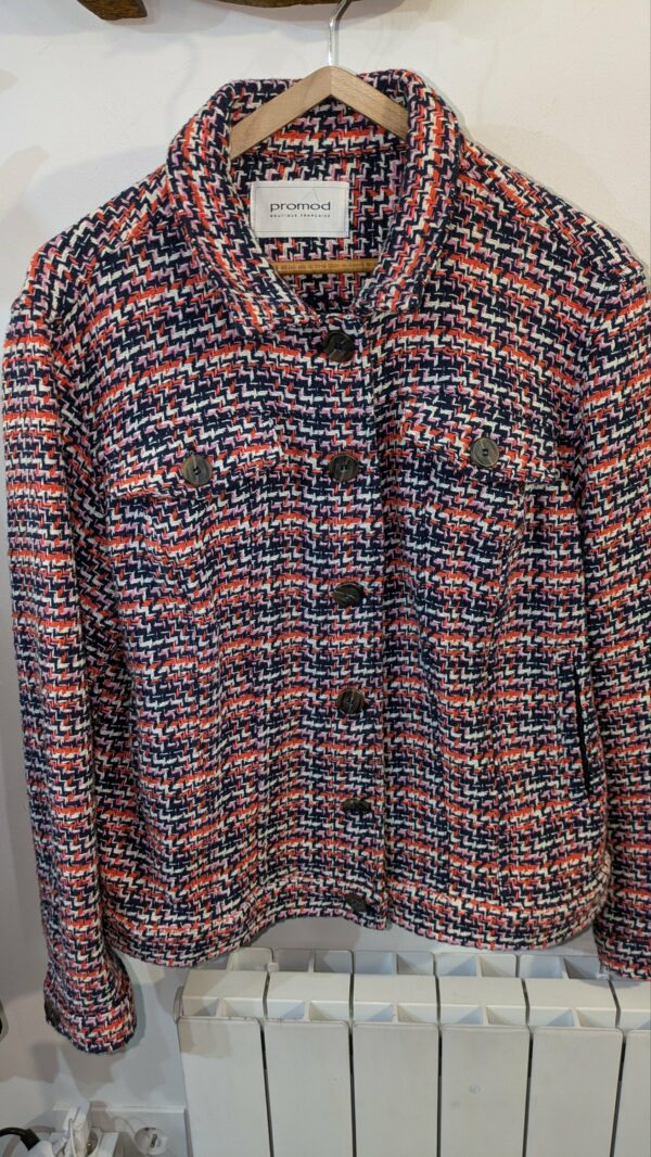 Veste en tweed colorée PROMOD taille 44 – Image 6