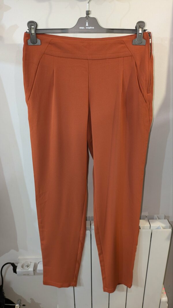 Pantalon orange CAMAÏEU taille 38