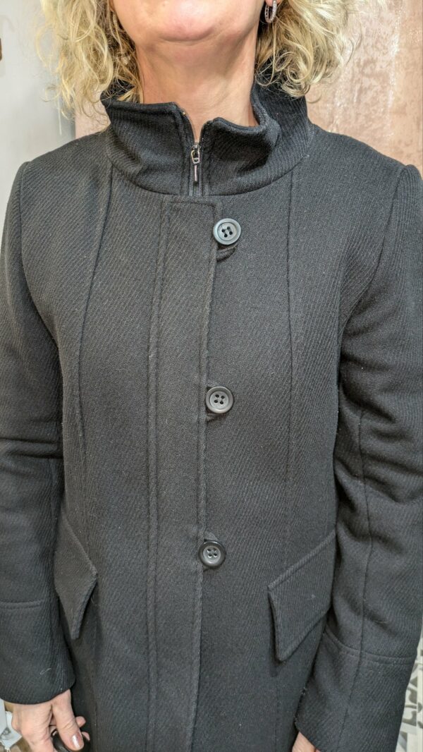 Manteau noir OLIVIA K. taille 40 – Image 7