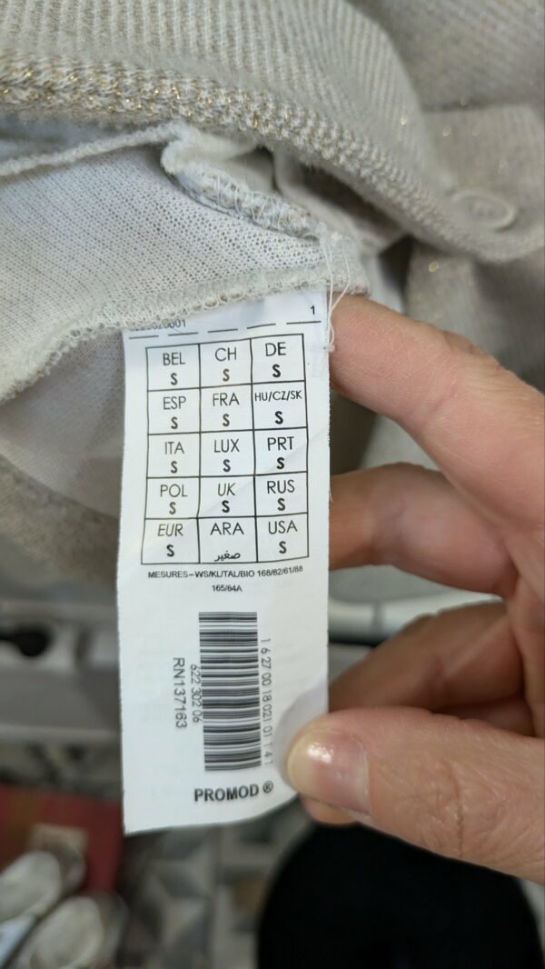 veste écrue et dorée PROMOD taille 36 – Image 9