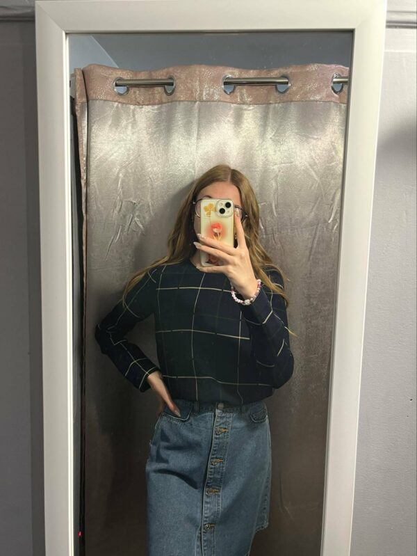 blouse marine ZARA taille 34