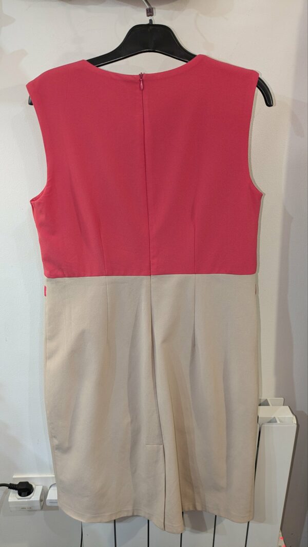 Robe rose et beige CHRISTINE LAURE taille 42 – Image 5
