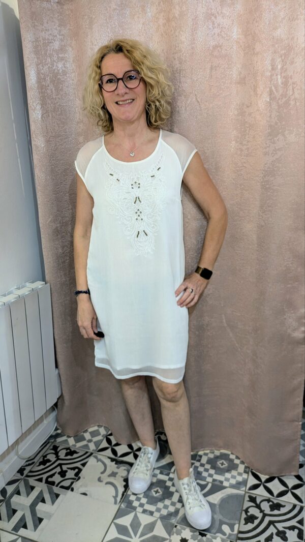 Robe blanche IKKS taille 42