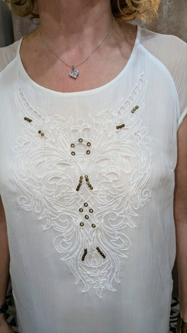 Robe blanche IKKS taille 42 – Image 8