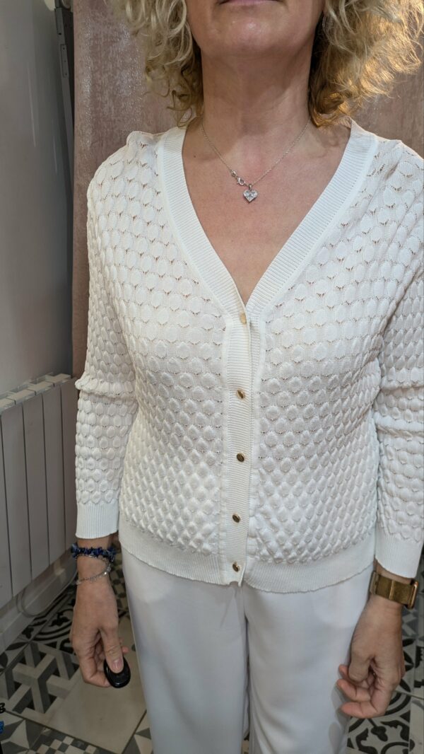 Gilet blanc DERHY taille 42