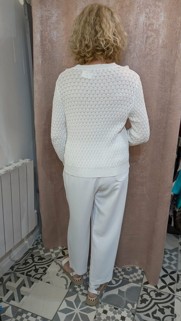 Pantalon blanc COMPTOIR DES COTONNIERS taille 42 – Image 4