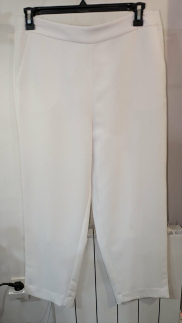 Pantalon blanc COMPTOIR DES COTONNIERS taille 42