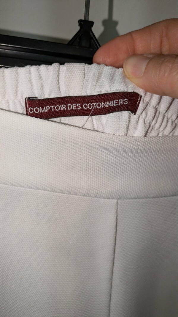 Pantalon blanc COMPTOIR DES COTONNIERS taille 42 – Image 5