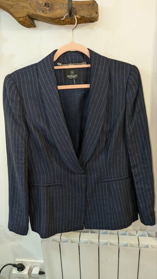 Veste marine rayée MADELEINE taille 40