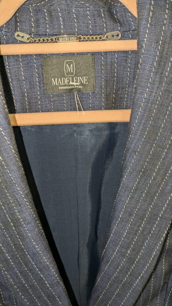 Veste marine rayée MADELEINE taille 40 – Image 8