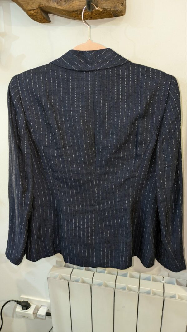 Veste marine rayée MADELEINE taille 40 – Image 2