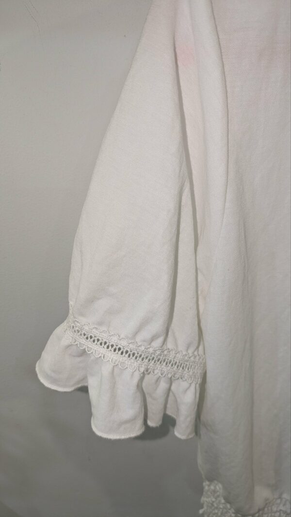 Blouse blanche MORGAN taille L – Image 4