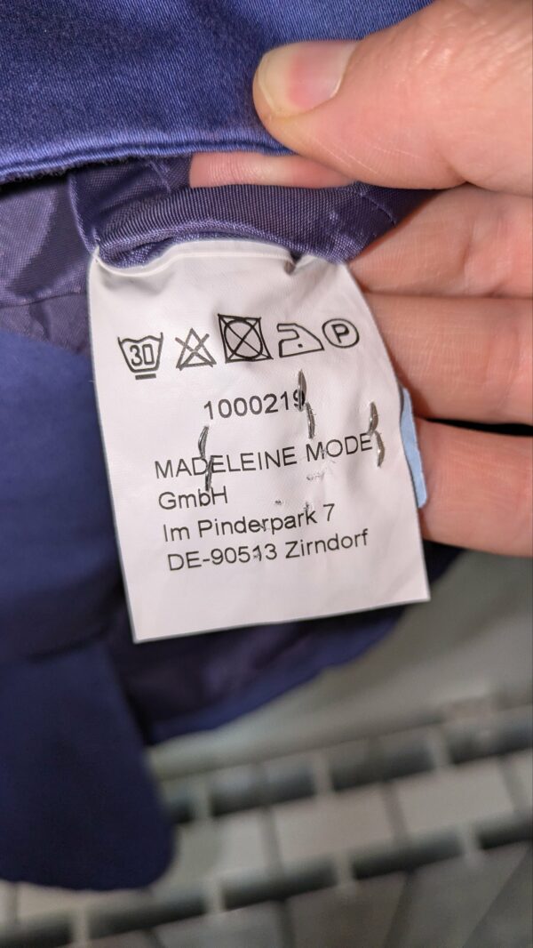 veste bleue MADELEINE taille 42 – Image 4