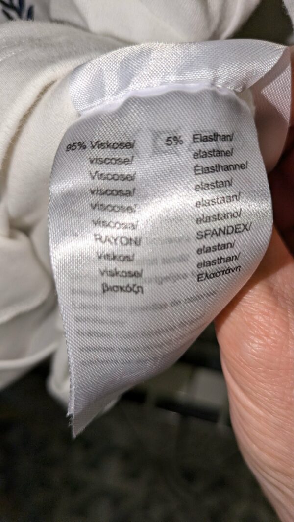 veste blanche et marine MADELEINE taille 42 – Image 2