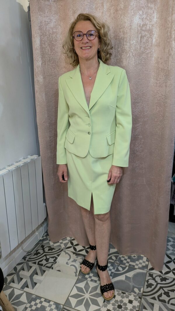 tailleur vert clair 1.2.3 taille 42 – Image 9