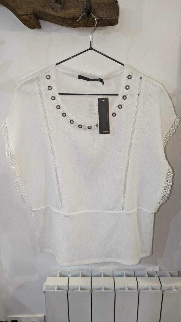 t-shirt neuf blanc TREND taille 36