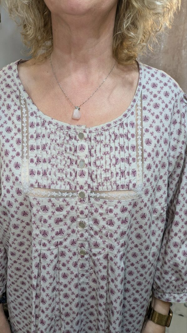 robe parme TAILLISSIME taille 54 – Image 3