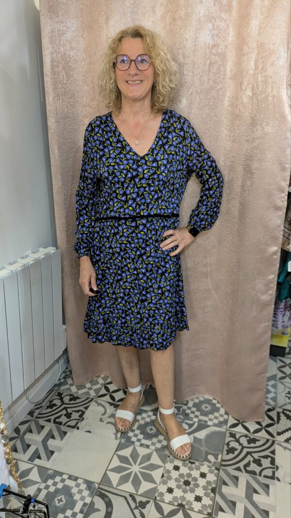 robe bleue LA FÉE MARABOUTEE taille 42 – Image 6