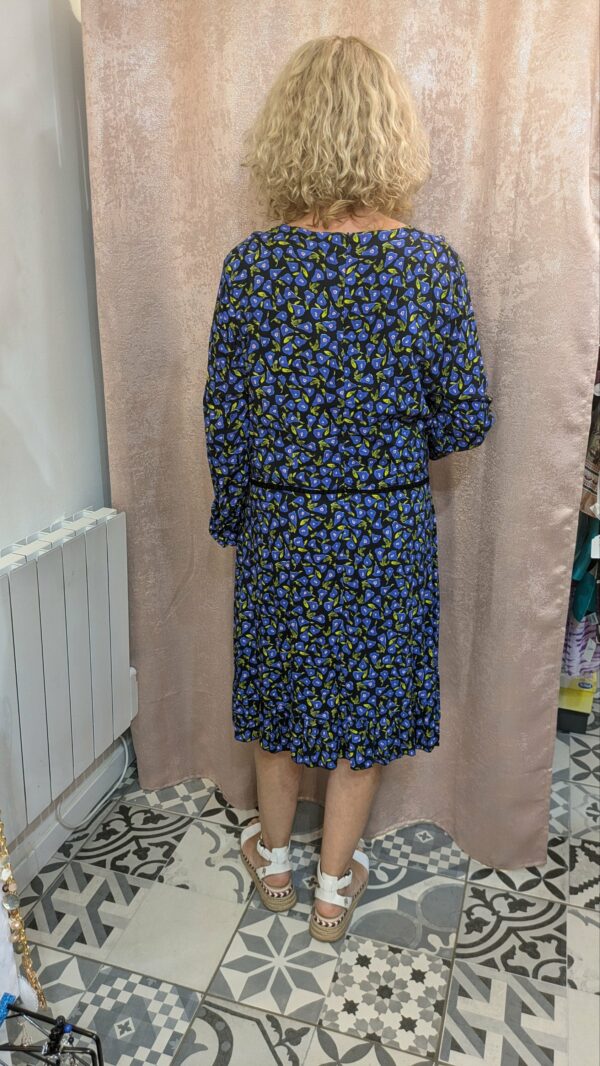 robe bleue LA FÉE MARABOUTEE taille 42 – Image 4