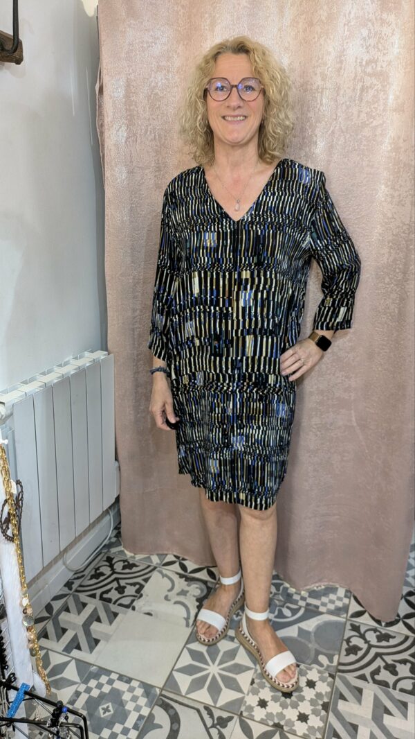 robe ton marine HIPPOCAMPE taille 42
