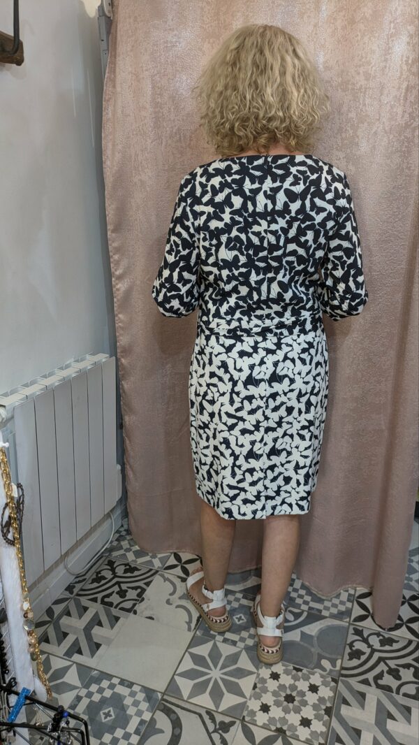 robe neuve marine et blanche UTA RAASCH taille 42 – Image 5