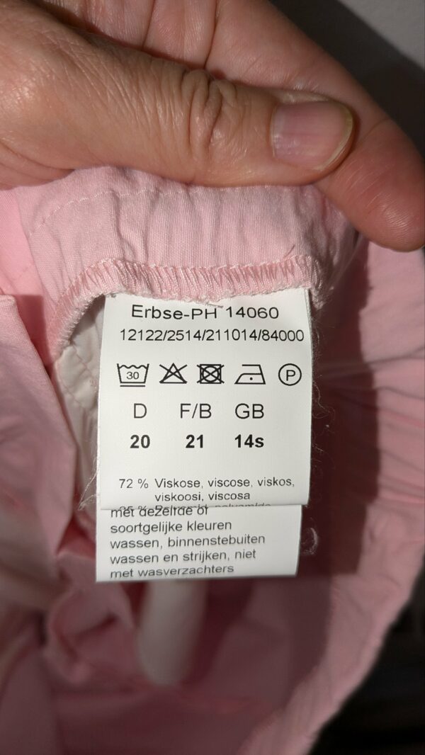 pantacourt rose PETER HAHN taille 40 – Image 2