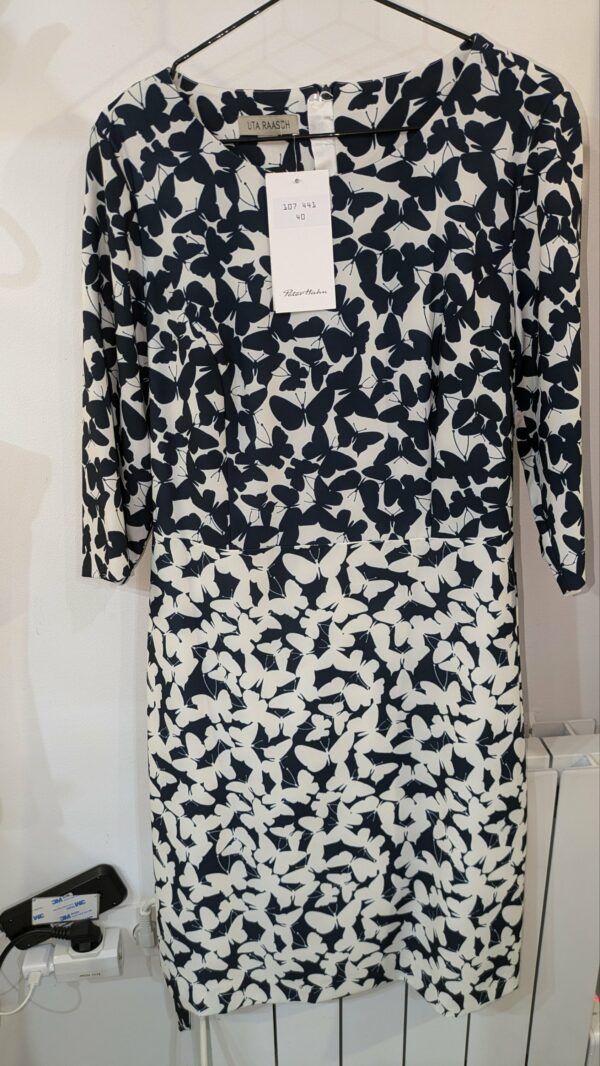 robe neuve marine et blanche UTA RAASCH taille 42 – Image 2