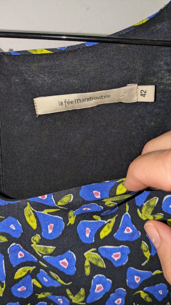 robe bleue LA FÉE MARABOUTEE taille 42 – Image 2