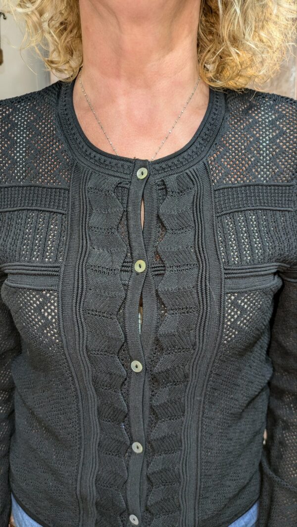 gilet noir 1.2.3 taille 40 – Image 6