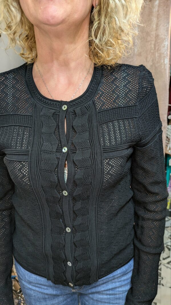 gilet noir 1.2.3 taille 40