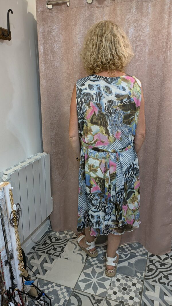 robe multicolore MS MODE taille 48 – Image 4
