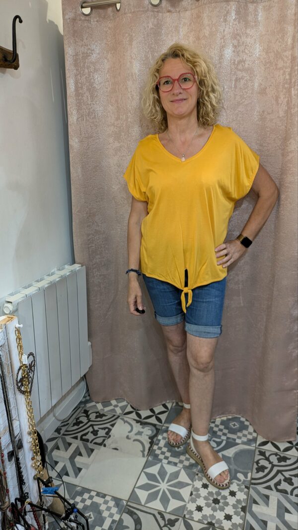 t-shirt jaune ZAMBA taille 50/52 – Image 3