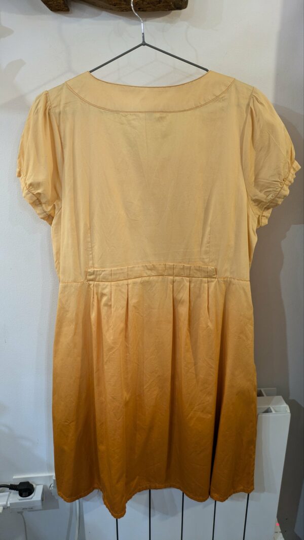 robe jaune orangé taille 48 – Image 5