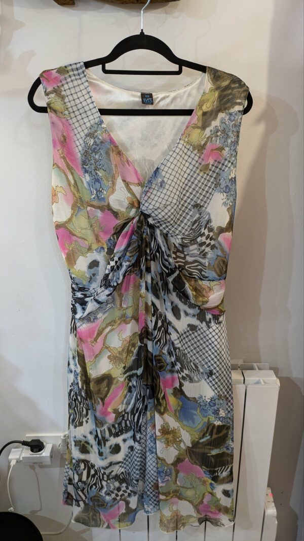 robe multicolore MS MODE taille 48 – Image 3