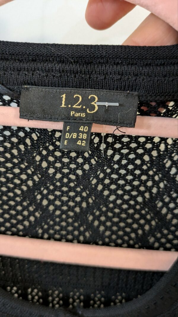 gilet noir 1.2.3 taille 40 – Image 2