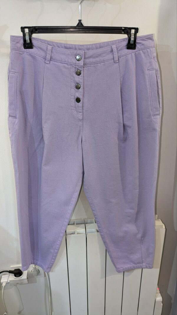 pantacourt violet MADELEINE taille 42