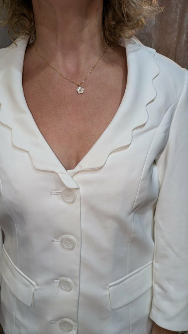 veste blanche ASHLEY BROOKE taille 42/44