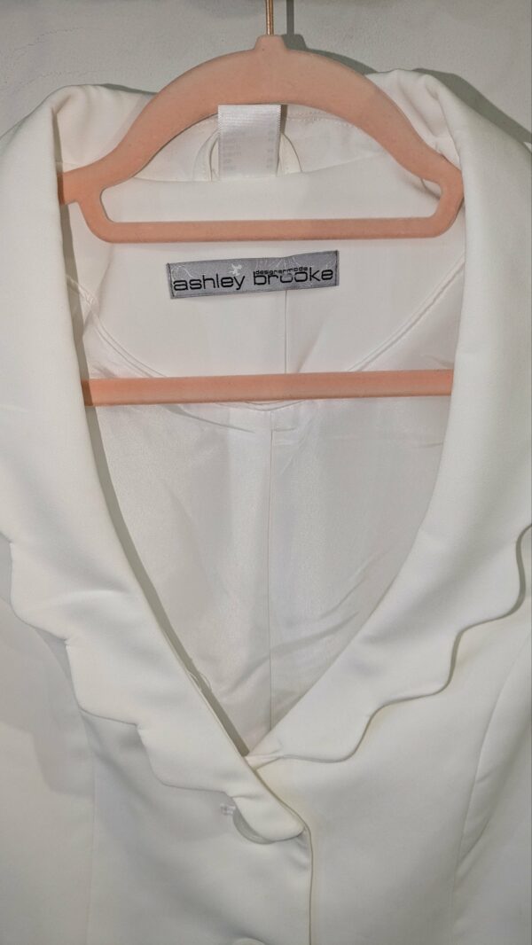 veste blanche ASHLEY BROOKE taille 42/44 – Image 6