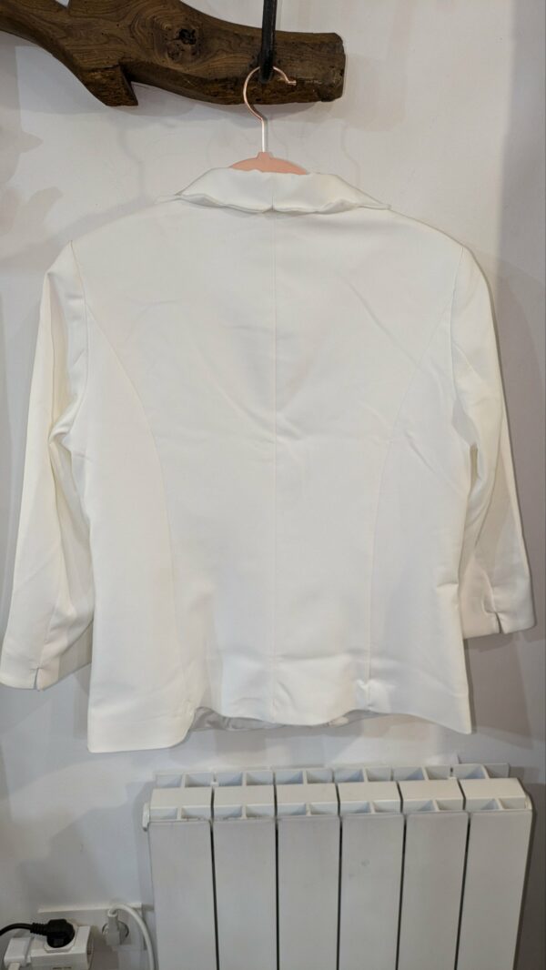 veste blanche ASHLEY BROOKE taille 42/44 – Image 3