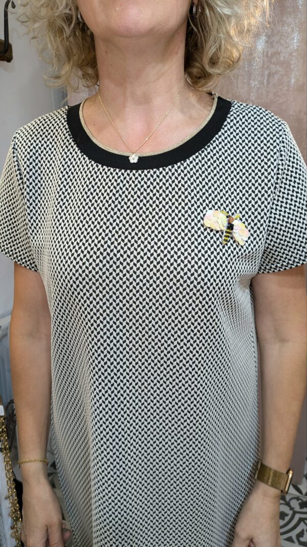 robe noire et blanche MADO ET LES AUTRES taille 46 – Image 3