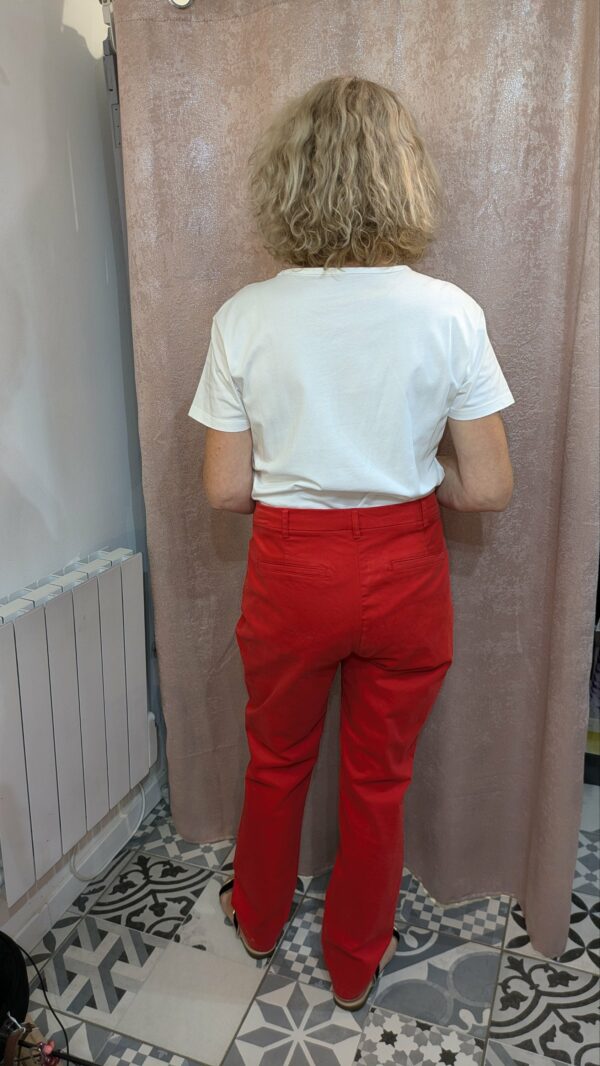 pantalon rouge DAMART taille 48 – Image 6