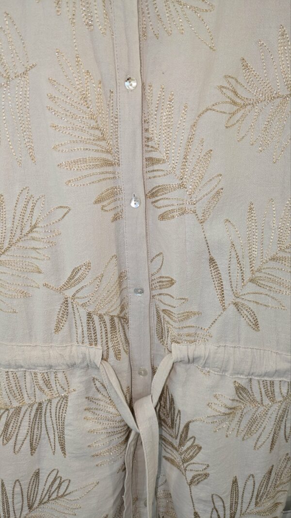 robe beige et dorée CHRISTY taille 42 – Image 5