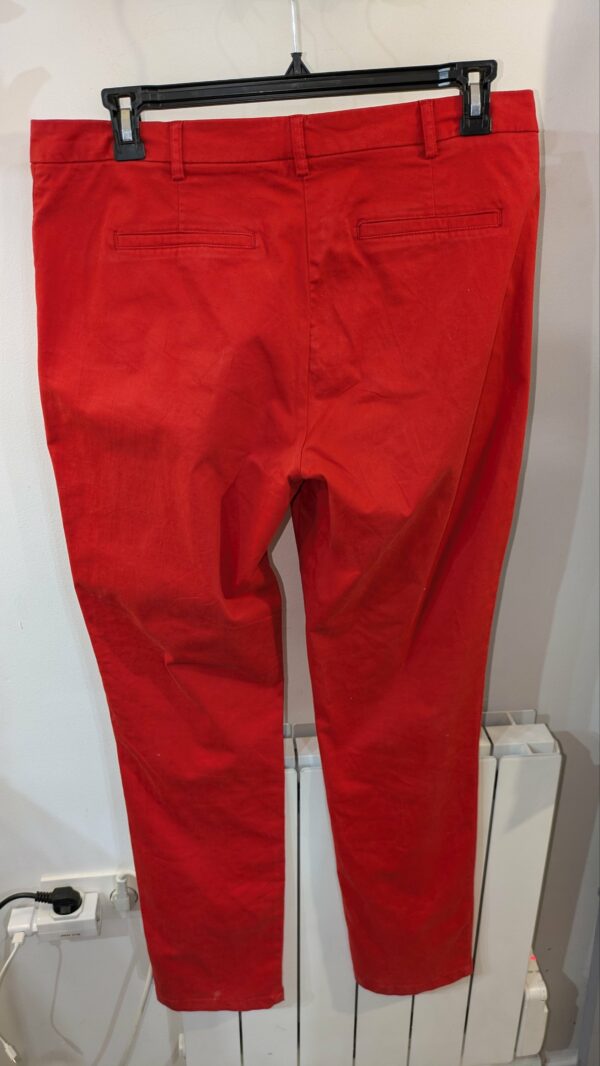 pantalon rouge DAMART taille 48 – Image 5