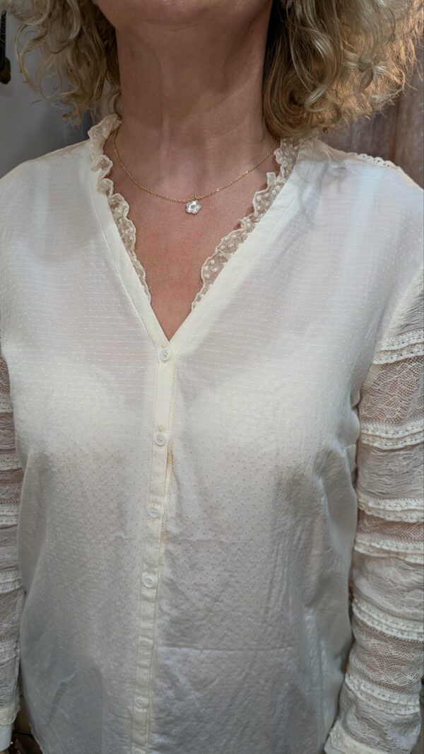 chemise écrue ONE STEP taille 40 – Image 3