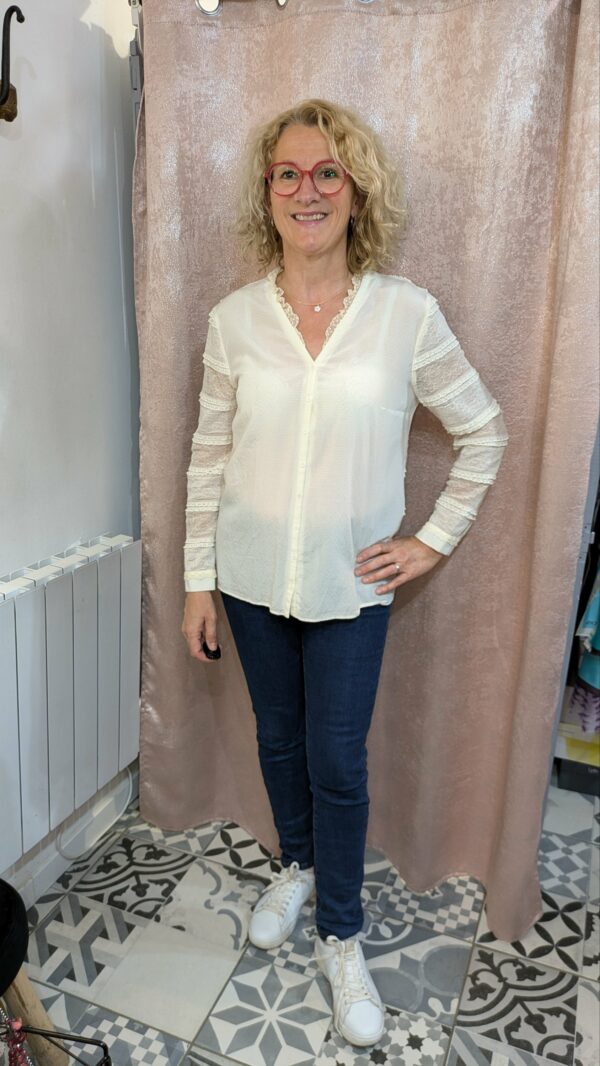 chemise écrue ONE STEP taille 40