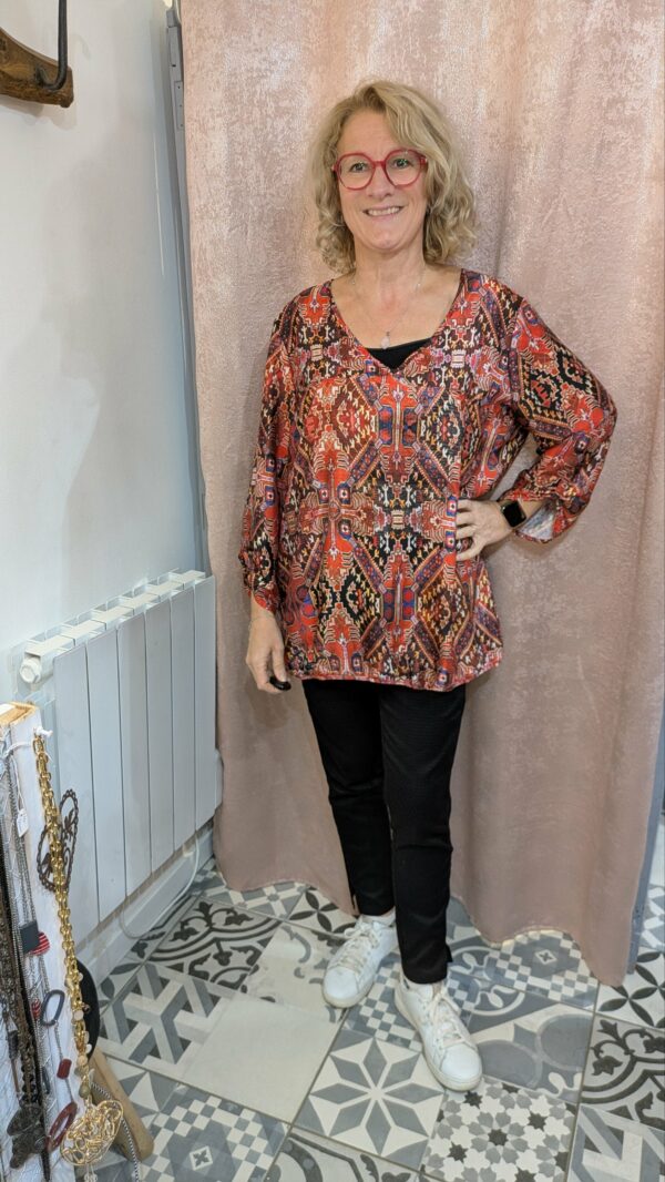 blouse colorée ELORA taille 46/48 – Image 2