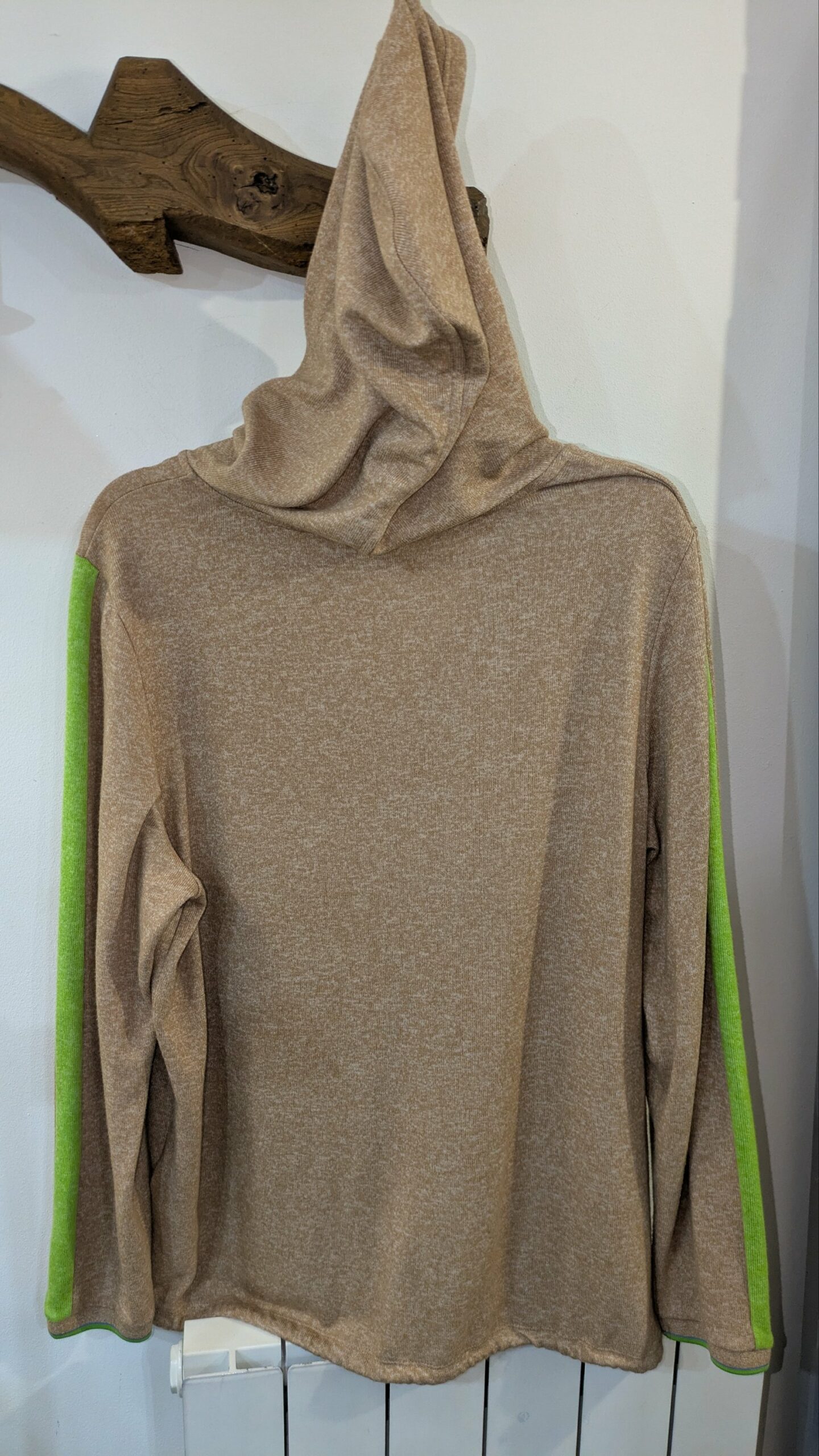 gilet à capuche beige et vert STREET ONE taille 46 – Image 6